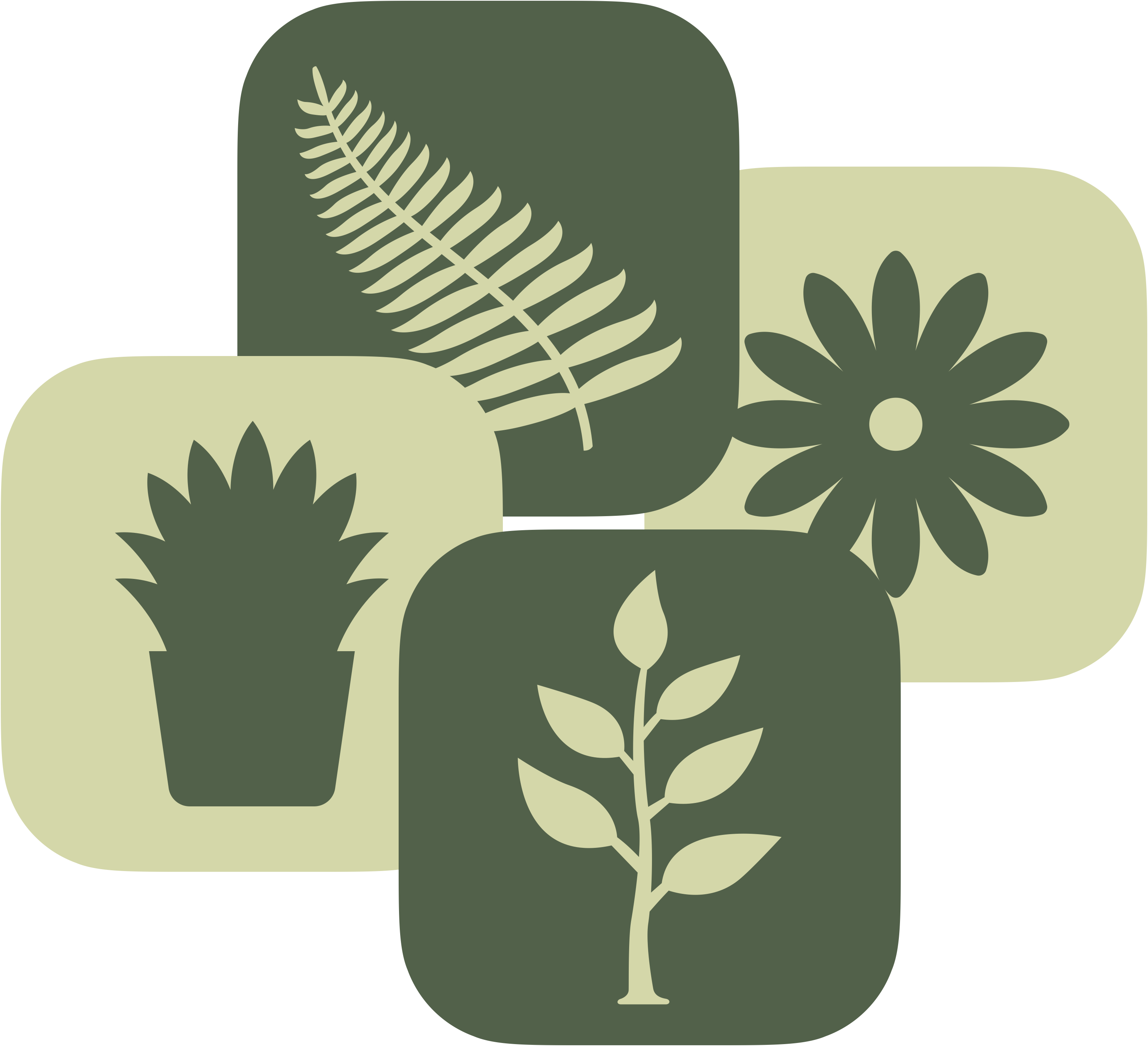 Plant Collage Logo